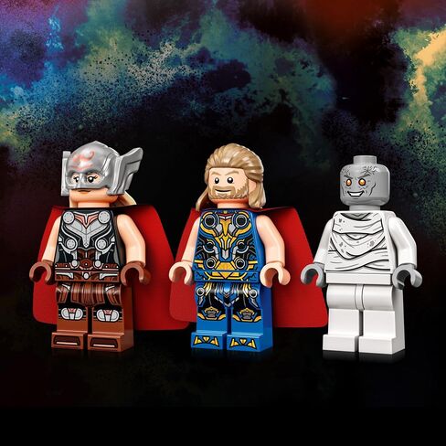 LEGO Marvel Attack on New Asgard 76207 Building Kit; Thor Construction Toy with 2 Minifigures for Kids Aged 7+ (159 Pieces) in Saudi Arabia