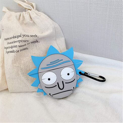 حافظة كارتون Lupct لجهاز AirPod Pro 2019/Pro 2 Gen 2022، حافظات تغطية لطيفة ومضحكة ورائعة للأولاد والبنات المراهقات والأطفال البنات وشخصية فريدة ثلاثية الأبعاد عصرية Kawaii جميلة لـ AirPods Air Pods Pro (Ruike) in Kuwait