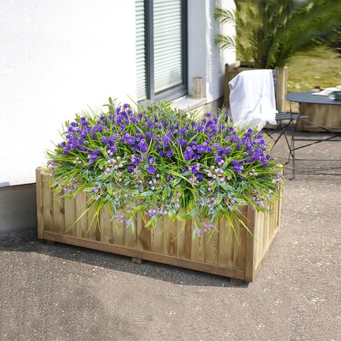 64Pcs Fall Flowers Outdoor Faux Fall Flowers Plants UV Resistant Autumn Artificial Plastic Flowers Greenery Fall Decoration for Outside Home Porch Patio Thanksgiving Decoration in Saudi Arabia