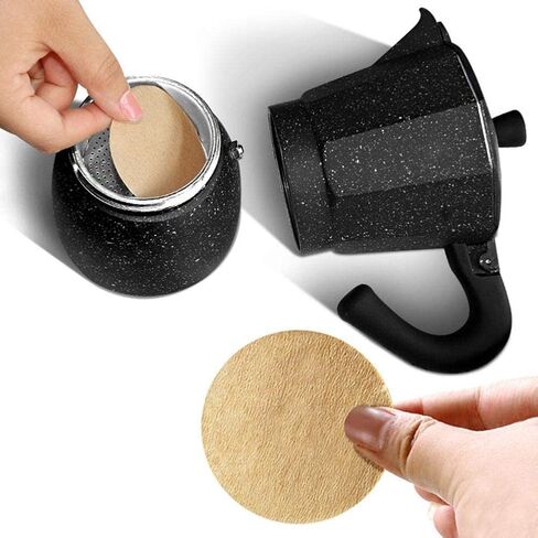 No.6 Coffee Filter Moka Pot Filter Paper, 100 Pcs in Saudi Arabia