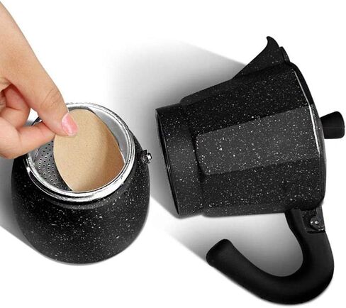 No.6 Coffee Filter Moka Pot Filter Paper, 100 Pcs in Saudi Arabia