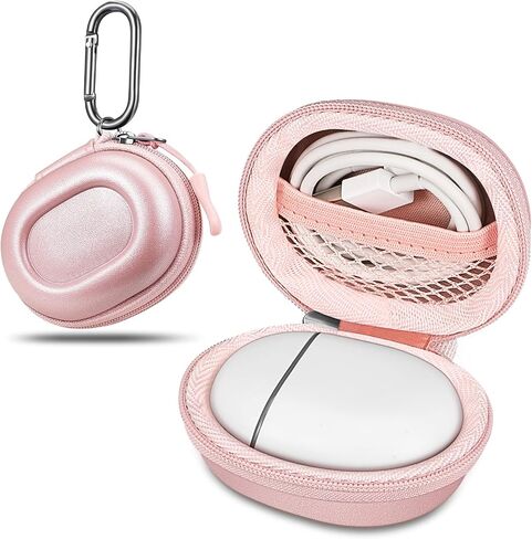 حقيبة حمل Fintie لسماعات Google Pixel Buds Pro 2 / Pixel Buds Pro/Pixel Buds A-Series/Pixel Buds 2 - حقيبة سفر محمولة واقية صلبة مضادة للصدمات من مادة EVA مع حلقة تسلق، أسود in Saudi Arabia