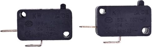 2X مفاتيح باب الميكروويف 3405-001033 3405-001034 بديل لفرن ميكروويف LG GE Hotpoint SZM-V16-FD-62 SZM-V16-FD-63 WB24X830 3405-000178 253820 in Saudi Arabia