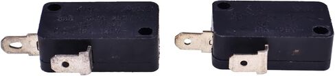 2X مفاتيح باب الميكروويف 3405-001033 3405-001034 بديل لفرن ميكروويف LG GE Hotpoint SZM-V16-FD-62 SZM-V16-FD-63 WB24X830 3405-000178 253820 in Saudi Arabia
