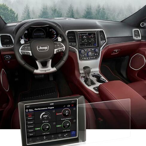INTGET 10.1 Inch Navigation Screen Protector for Jeep Grand Cherokee L Accessories 2022 2021 for Dodge Durango Accessories Premium Tempered Glass Center Control Touch Screen Protective Film in Saudi Arabia