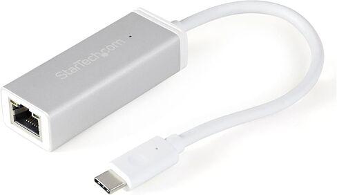 StarTech.com USB-C to Gigabit Ethernet Adapter - Aluminum - Thunderbolt 3 Port Compatible - USB Type C Network Adapter (US1GC30A) in Saudi Arabia