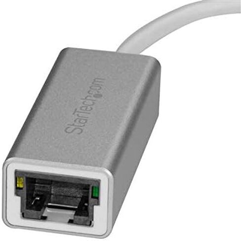 StarTech.com USB-C to Gigabit Ethernet Adapter - Aluminum - Thunderbolt 3 Port Compatible - USB Type C Network Adapter (US1GC30A) in Saudi Arabia