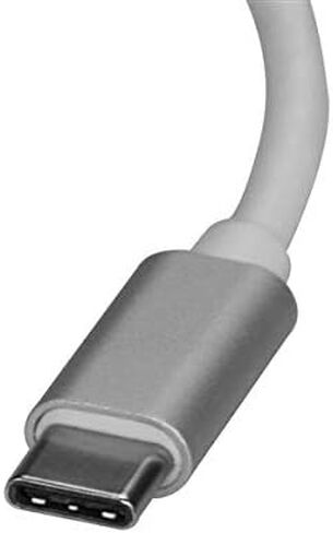 StarTech.com USB-C to Gigabit Ethernet Adapter - Aluminum - Thunderbolt 3 Port Compatible - USB Type C Network Adapter (US1GC30A) in Saudi Arabia