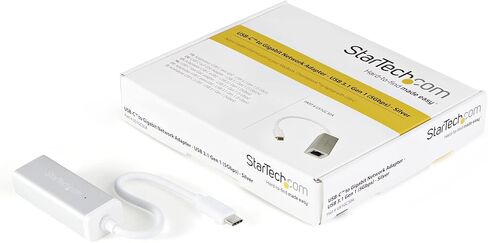 StarTech.com USB-C to Gigabit Ethernet Adapter - Aluminum - Thunderbolt 3 Port Compatible - USB Type C Network Adapter (US1GC30A) in Saudi Arabia