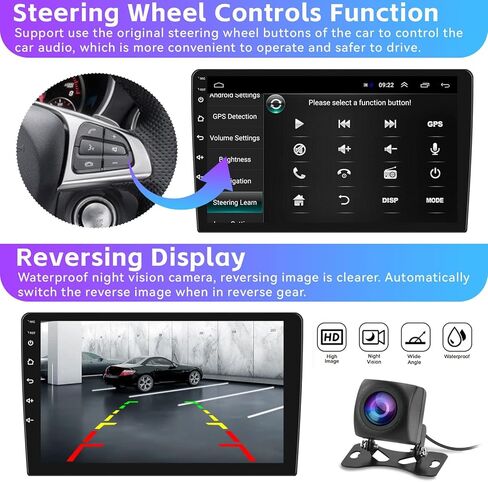 2+64G Android 13 Car Stereo for Mazda 6 Rui Wing 2007-2012 with Apple Carplay Android Auto Mirror Link 9 inch Touchscreen FM RDS HiFi Bluetooth WiFi GPS+Camera & MIC in Saudi Arabia