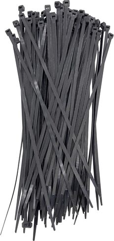 1007 100pk 11 Inch UV Resistant 50lbs Black Cable Zip Tie - Durable zip ties manufactured with UV resistant 6/6 nylon material, Strong blocky heads, Lots of zip ribs, Excellent for network gear in Saudi Arabia