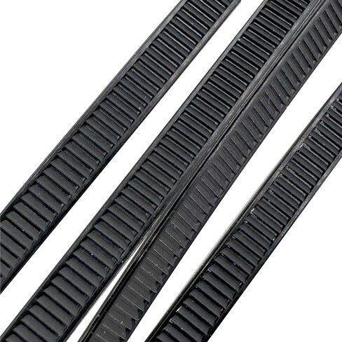 1007 100pk 11 Inch UV Resistant 50lbs Black Cable Zip Tie - Durable zip ties manufactured with UV resistant 6/6 nylon material, Strong blocky heads, Lots of zip ribs, Excellent for network gear in Saudi Arabia