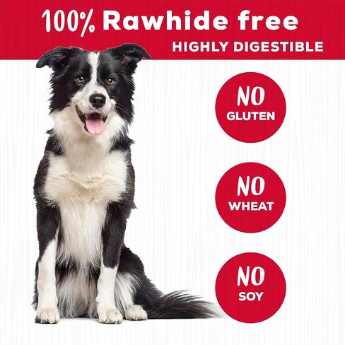 Rawhide Free Rings Dog Chews, Made with Real Beef, 7 Count in Saudi Arabia