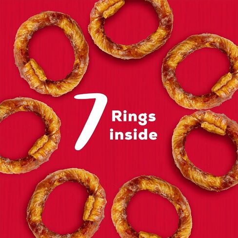 Rawhide Free Rings Dog Chews, Made with Real Beef, 7 Count in Saudi Arabia
