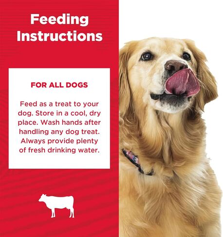 Rawhide Free Rings Dog Chews, Made with Real Beef, 7 Count in Saudi Arabia