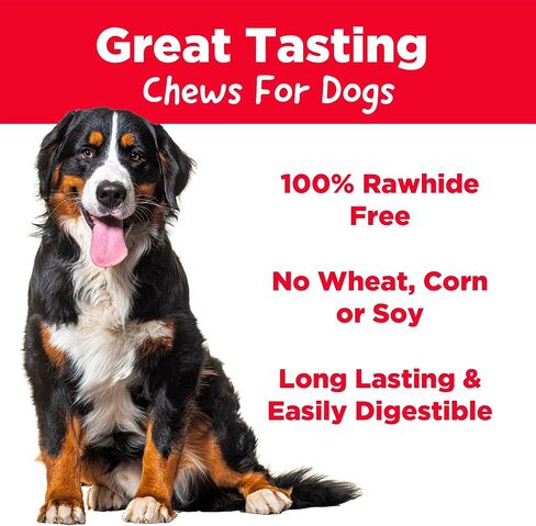 Rawhide Free Rings Dog Chews, Made with Real Beef, 7 Count in Saudi Arabia
