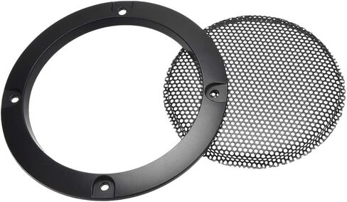uxcell Speaker Grill Cover 2 Inch Mesh Decorative Circle Subwoofer Guard Protector Black 2pcs in Saudi Arabia