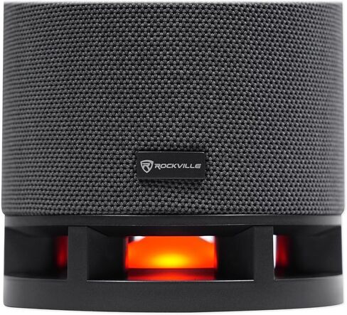 Rockville RockShip 50 Watt Portable Bluetooth Speaker w/LED Lights+Radio/USB/AUX in Saudi Arabia
