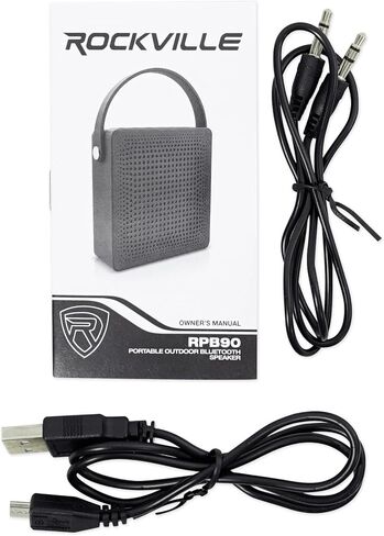 Rockville RockShip 50 Watt Portable Bluetooth Speaker w/LED Lights+Radio/USB/AUX in Saudi Arabia