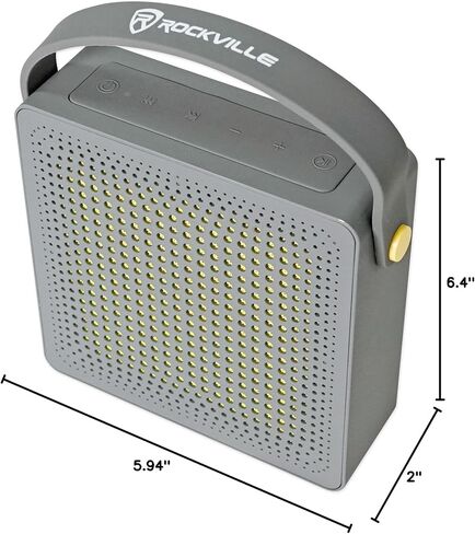 Rockville RockShip 50 Watt Portable Bluetooth Speaker w/LED Lights+Radio/USB/AUX in Saudi Arabia