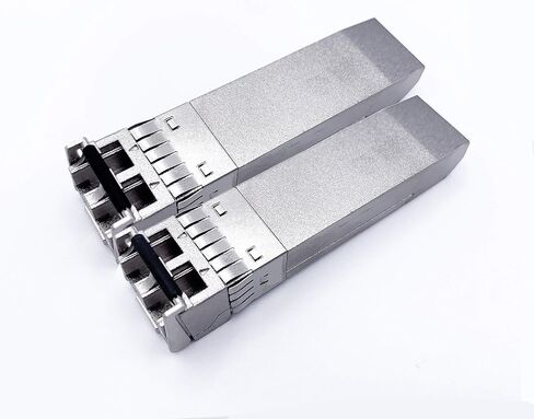Elfcam® - 2 وحدة إرسال واستقبال SFP+ بسرعة 10 جيجابت 850 نانومتر، موصل مزدوج متعدد الأوضاع LC/UPC (OM3/OM4/OM5)، 10GBase-SR SFP+، DDM 300M in Saudi Arabia