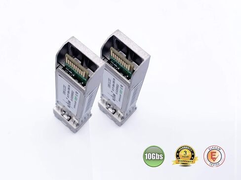 Elfcam® - 2 وحدة إرسال واستقبال SFP+ بسرعة 10 جيجابت 850 نانومتر، موصل مزدوج متعدد الأوضاع LC/UPC (OM3/OM4/OM5)، 10GBase-SR SFP+، DDM 300M in Saudi Arabia