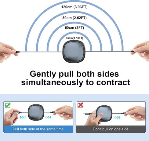 كابل Opluz USB C، 2 حزمة ميني USB C قابل للسحب 60 واط إلى USB C كابل شحن سريع، سلك شاحن PD من النوع C بطول 4 مراحل مسبقًا لهاتف iPhone 15/Pro/Plus/Pro Max، iPad/iPad Pro، MacBook Pro 2021، Galaxy in Kuwait