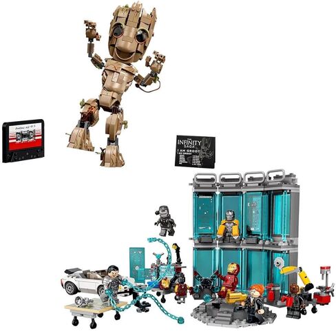 LEGO The Infinity Saga: Marvel Baby Groot & Iron Man Co-Pack - 2 in 1 in Saudi Arabia