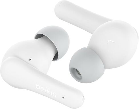 Belkin SoundForm Nano 2 Bluetooth Earbuds for Kids with Built-in Microphone, 28H Battery Life, Safe 85dB Volume, IPX5 Water Resistance - Kids Bluetooth Earbuds for iPhone, iPad, Galaxy, & More - Blue in Saudi Arabia