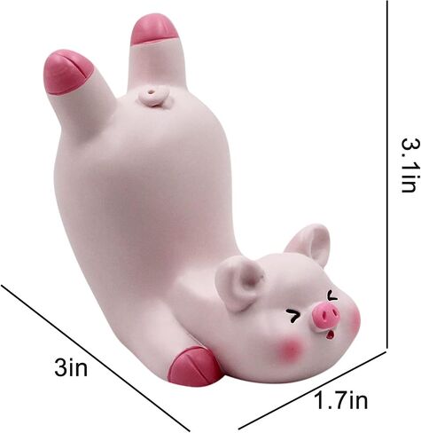 Cute Lovely Pink Pig Cell Phone Stand Holder Desktop Tablet Office Decor Home Ornament, Compatible with 4-8inch Smartphone in Saudi Arabia