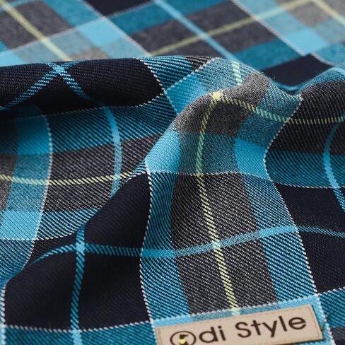 Dog Bandanas Large - Dog Accessories for Large Dogs, Plaid Dog Bandana, Handkerchief, Scarf, Gift for Medium Large Breed Boy Girl Dogs Puppies Pets, Blue, Red and Green, One Piece (Blue) in Saudi Arabia
