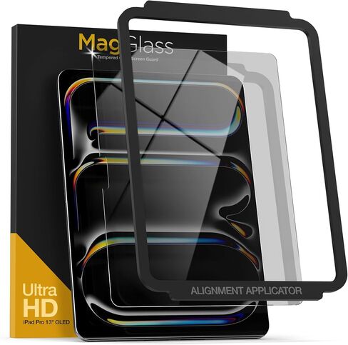 واقي شاشة ماجلاس لجهاز iPad Pro 13 بوصة M4 (إصدار 2024) واقي شاشة من الزجاج المقوى غير اللامع (iPad Pro 13 بوصة) in Saudi Arabia