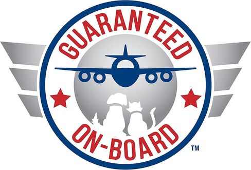 حاملة الحيوانات الأليفة معتمدة من شركة Sherpa Element Airline، بطانة ناعمة، نوافذ شبكية، إطار زنبركي، رمادي، متوسط in Kuwait