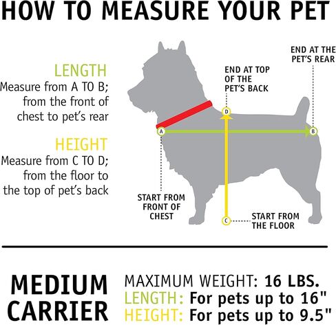 حاملة الحيوانات الأليفة معتمدة من شركة Sherpa Element Airline، بطانة ناعمة، نوافذ شبكية، إطار زنبركي، رمادي، متوسط in Kuwait