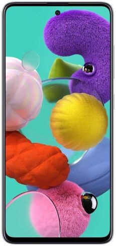 هاتف Samsung Galaxy A51 مفتوح من المصنع | سعة تخزين 128 جيجابايت | بطارية طويلة الأمد | شريحة واحدة | متوافق مع GSM أو CDMA | النسخة الأمريكية | أبيض (متجدد) in Saudi Arabia