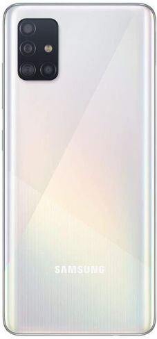 هاتف Samsung Galaxy A51 مفتوح من المصنع | سعة تخزين 128 جيجابايت | بطارية طويلة الأمد | شريحة واحدة | متوافق مع GSM أو CDMA | النسخة الأمريكية | أبيض (متجدد) in Saudi Arabia