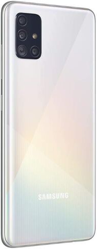 هاتف Samsung Galaxy A51 مفتوح من المصنع | سعة تخزين 128 جيجابايت | بطارية طويلة الأمد | شريحة واحدة | متوافق مع GSM أو CDMA | النسخة الأمريكية | أبيض (متجدد) in Saudi Arabia