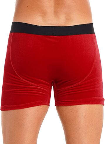 iiniim عيد الميلاد عطلة الرجال الملاكم السراويل الفانيلا عيد الميلاد سانتا كلوز الملاكمين in Kuwait