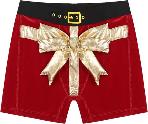 iiniim عيد الميلاد عطلة الرجال الملاكم السراويل الفانيلا عيد الميلاد سانتا كلوز الملاكمين in Kuwait