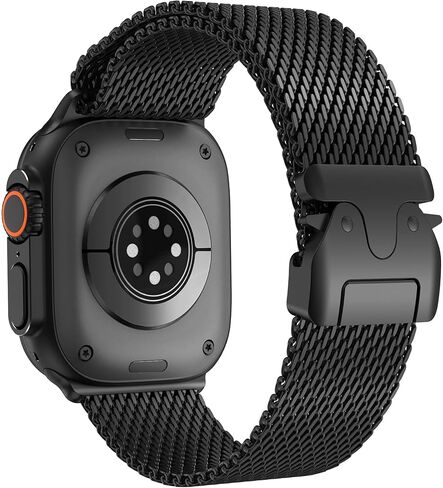 BM2 Band for Apple Watch Bands Milanese Ultra 2 49mm, Series 10 46mm, 9 8 7 45mm, SE 6 5 4 44mm, 3 2 1 42mm Men Women Strap iWatch in Saudi Arabia