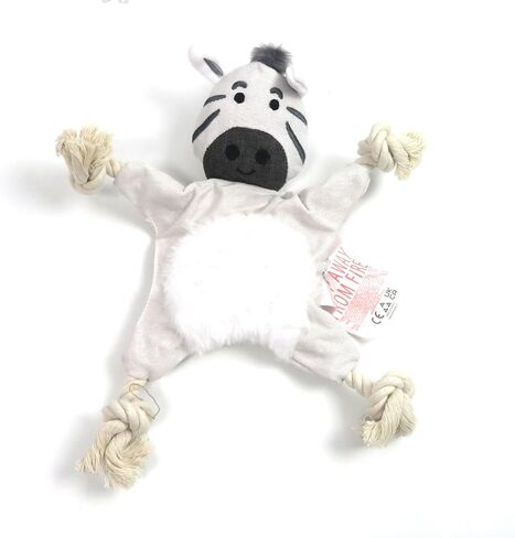 Crinkle Dog Toys, Rope Toy for Dogs, Koala, Zebra or Bear, Rope Toy, Durable Interactive Dog Toys (Bear) in Saudi Arabia