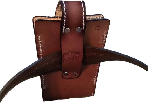 marquez Western autentic Leather Mexican Cell Phone case for Belt with Magnetic Closure. Universal Size (Black) in Saudi Arabia
