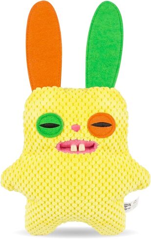 Sinco Pets: Fuggler Funny Ugly Monster Assortment 2-3 عبوات - لعبة للكلاب قطيفة ناعمة، خياطة صديقة للحيوانات الأليفة، مصدر صرير، آذان مجعدة، زميل أسنان مطاطي in Kuwait