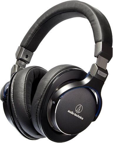 سماعات رأس Audio-Technica ATH-MSR7BK SonicPro فوق الأذن عالية الدقة، باللون الأسود (متجددة) in Saudi Arabia