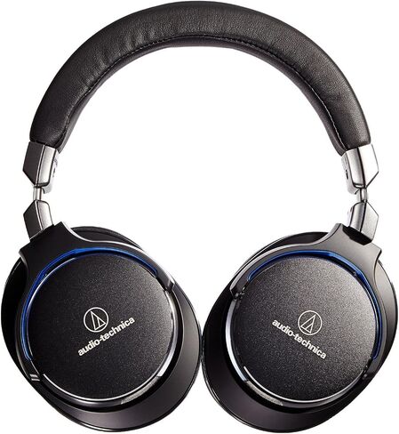 سماعات رأس Audio-Technica ATH-MSR7BK SonicPro فوق الأذن عالية الدقة، باللون الأسود (متجددة) in Saudi Arabia