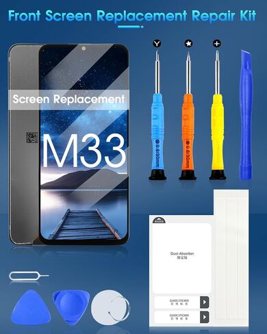 استبدال شاشة LCD لشاشة Samsung Galaxy M33 LCD، استبدال شاشة LCD لهاتف Samsung Galaxy M33 SM-M336B 6.6 بوصة مجموعة محول رقمي لشاشة تعمل باللمس مع مجموعات إصلاح in Saudi Arabia