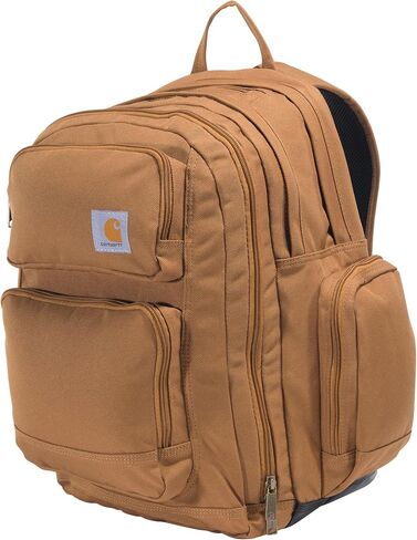 Carhartt 35L Backpack, Durable Pack with Laptop Sleeve and Duravax Abrasion Resistant Base, Everyday Triple Compartment (Black), One Size in Kuwait