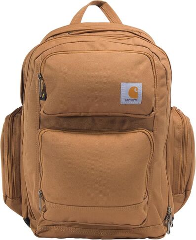 Carhartt 35L Backpack, Durable Pack with Laptop Sleeve and Duravax Abrasion Resistant Base, Everyday Triple Compartment (Black), One Size in Kuwait