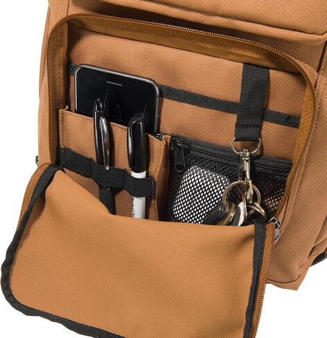Carhartt 35L Backpack, Durable Pack with Laptop Sleeve and Duravax Abrasion Resistant Base, Everyday Triple Compartment (Black), One Size in Kuwait