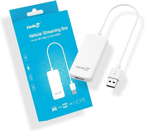 محول Carlinkit Stick HDMI لجهاز CarPlay السلكي OEM (2016-2024)، مناسب لاتصال HDMI المتعدد (Fire TV Sticks وHDMI Game Stick) والتبديل إلى شاشة السيارة الأصلية، ودعم الترقية عبر الإنترنت in Kuwait